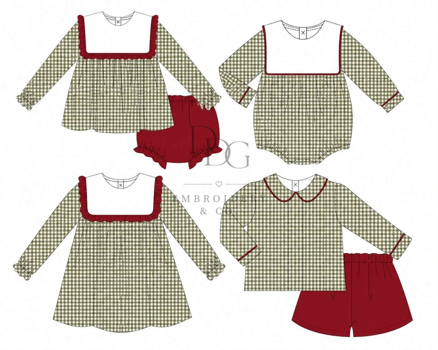 PREORDER: SIBLING MATCH CHRISTMAS SETS