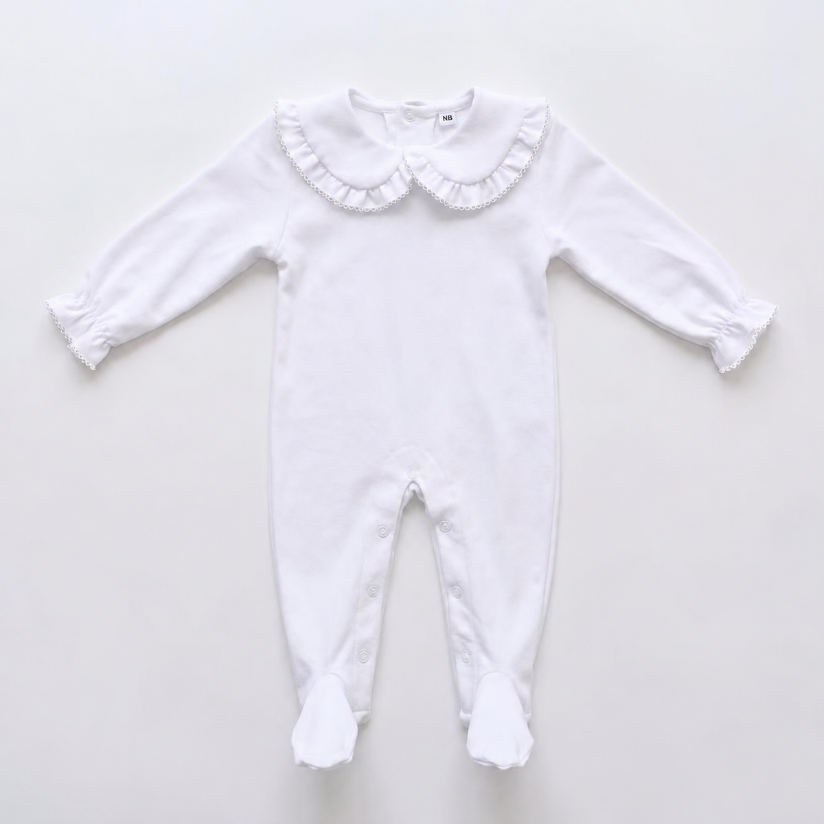MOQ 4 | Wholesale Preorder | Heirloom Ruffle Footie