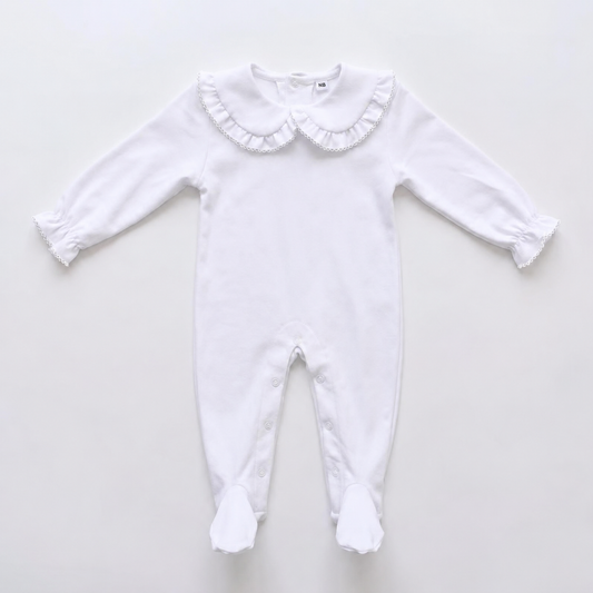 MOQ 4 | Wholesale Preorder | Heirloom Ruffle Footie