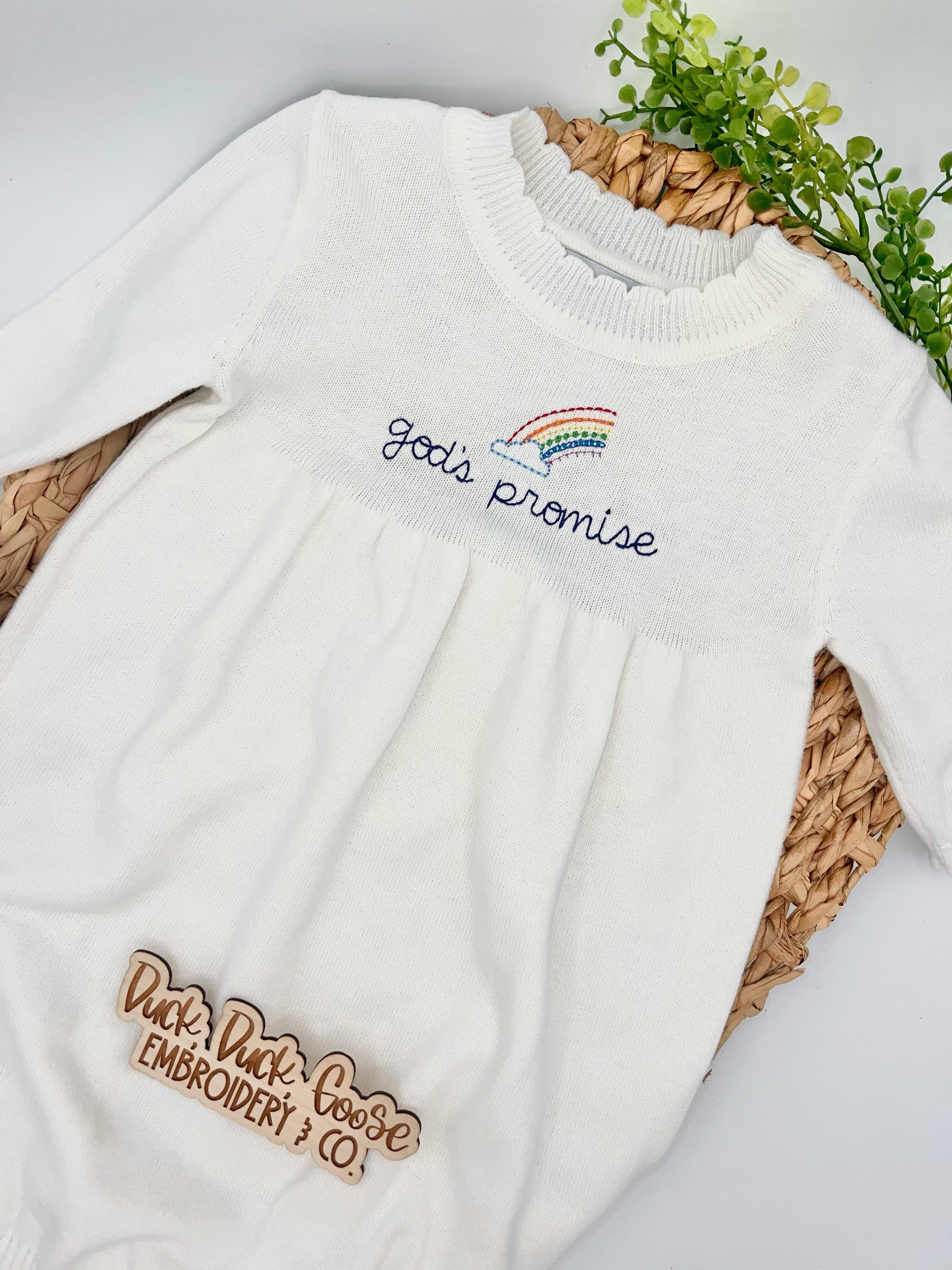 God's Promise Knit Gown