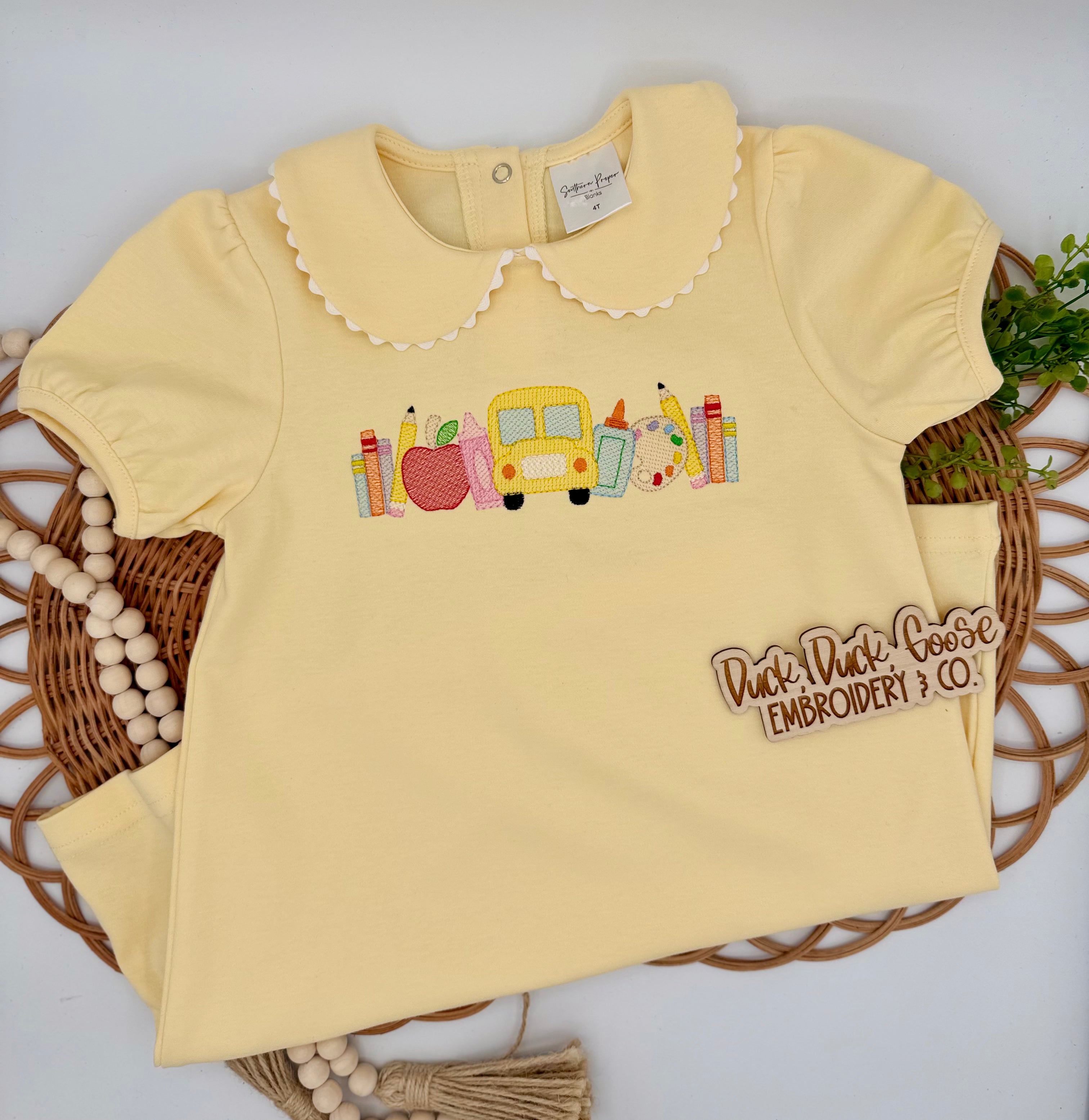 Back to School Dress- 4T