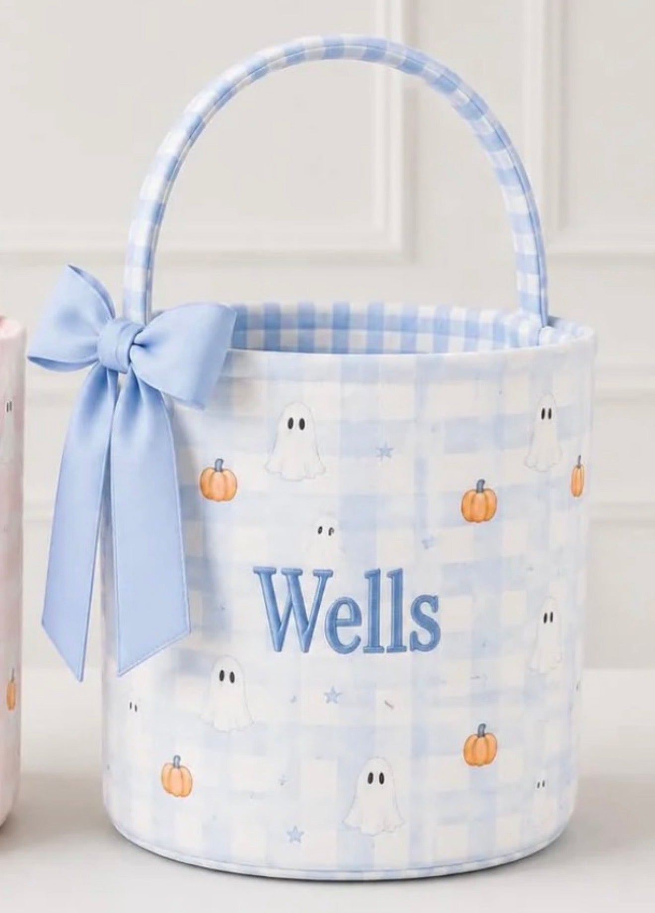 Gingham Trick or Treat Baskets