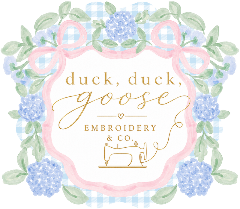 Duck, Duck, Goose Embroidery & Co.